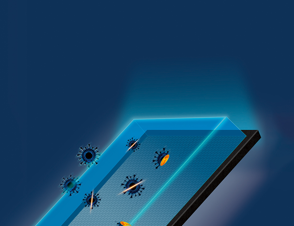 UVALED光源與TiO2光催化泡沫陶瓷組合結構